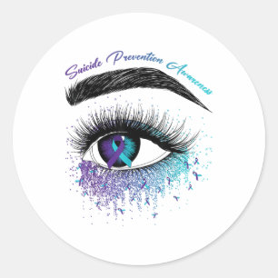 Adesivo &amp; Aw. Prevenção de Suicídio de Fita Roxa de Te