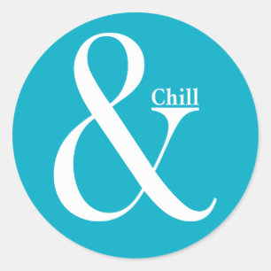 Adesivo Ampersand Chill