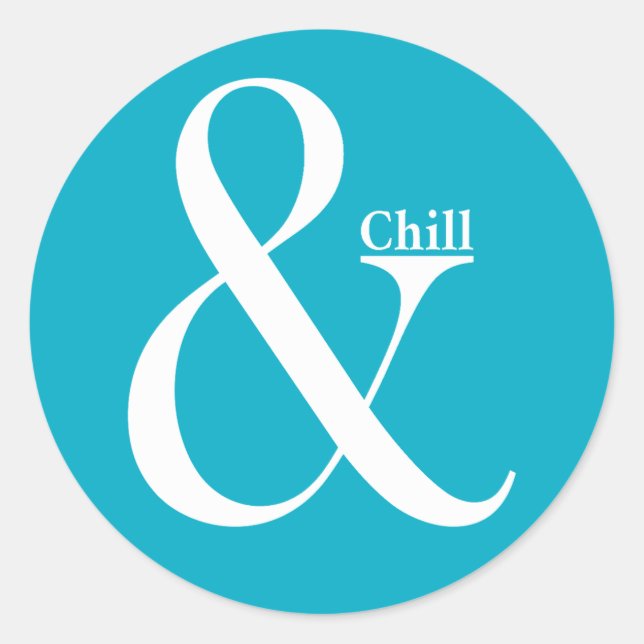 Adesivo Ampersand Chill (Frente)