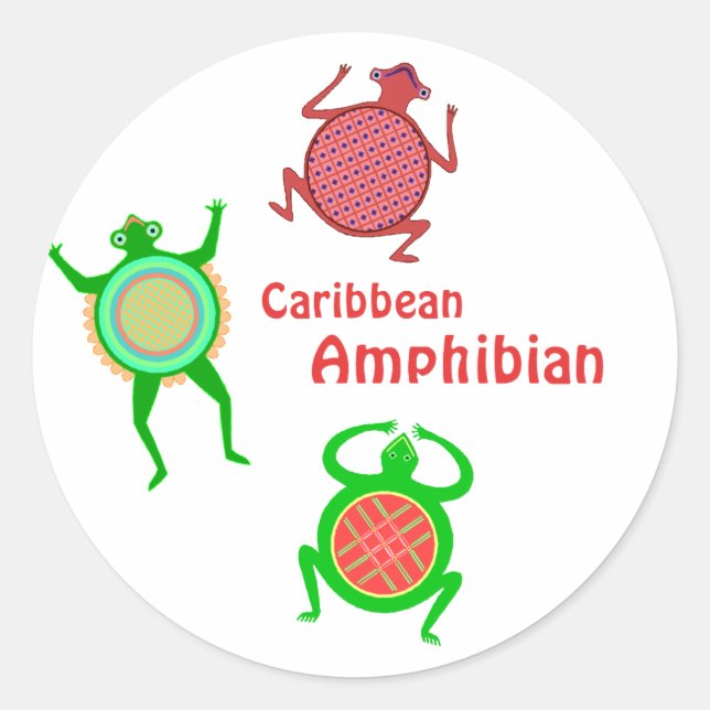 Adesivo Amphibian de Caribe (Frente)