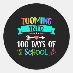 Adesivo Ampliando 100 Dias De Presente De Professores