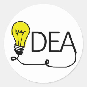 Adesivo Ampola da ideia, ampola