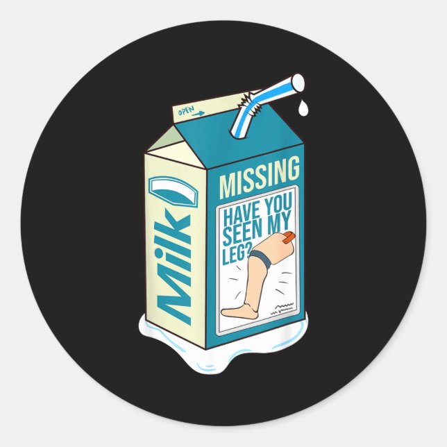 Adesivo Amputee Funny Shirt Humor Quote Prosthetic Joke  (Frente)