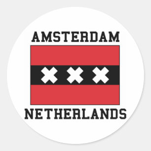 Adesivo Amsterdão Países Baixos