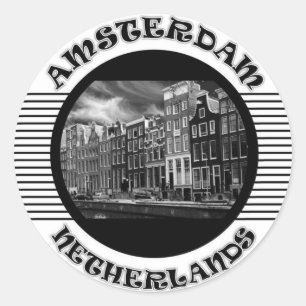 ADESIVO AMSTERDÃO PRETO E BRANCO