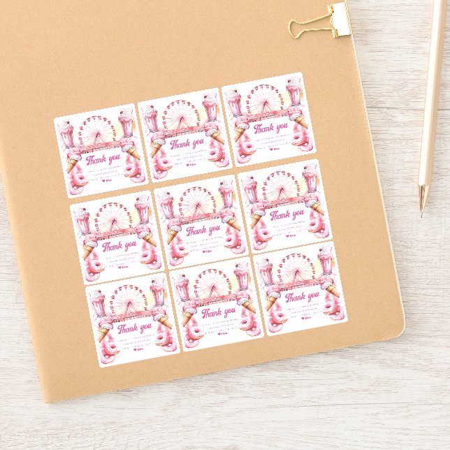 Adesivo Amusement Park Birthday (Notebook)