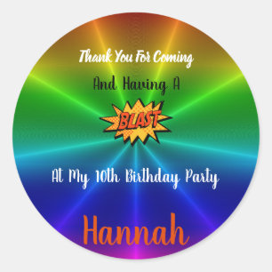 Adesivo Amusement Park Obrigado Sticker