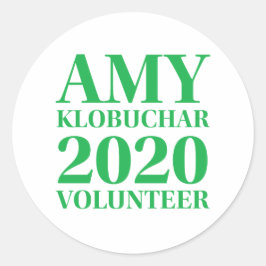 Adesivo Amy Klobuchar Volunteer 1,5 pol