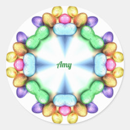 Adesivo AMY ~ PÁSCOA WOW! Ovos bonito para Páscoa