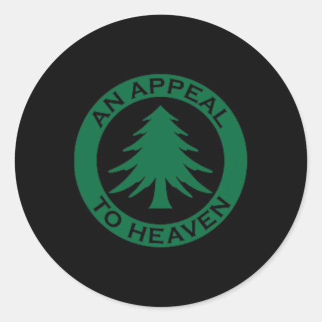 Adesivo An Appeal To Heaven Flag Ne Tree Flag Roundel New  (Frente)