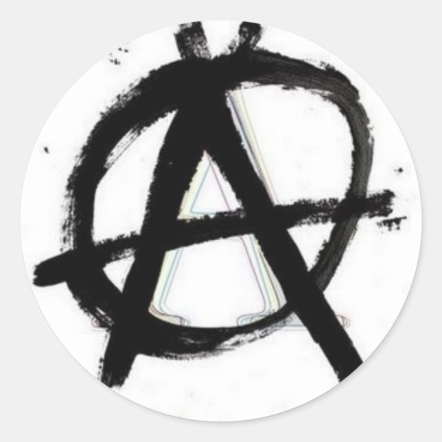 Adesivo Anarchy Sticker (Frente)