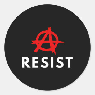 Adesivo Anarquismo - Anarquista - Resistência