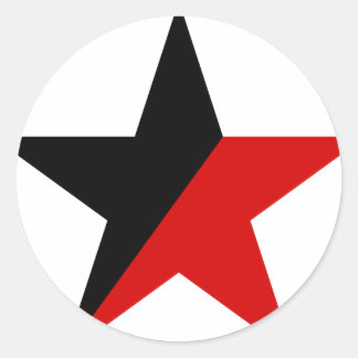 Adesivo Anarquismo do Anarquo-Sindicalismo das Estrelas Ne