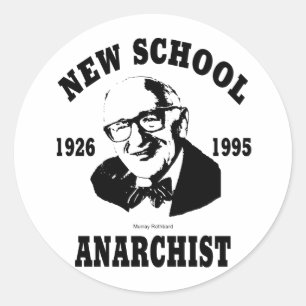 Adesivo Anarquista novo  --  Murray Rothbard