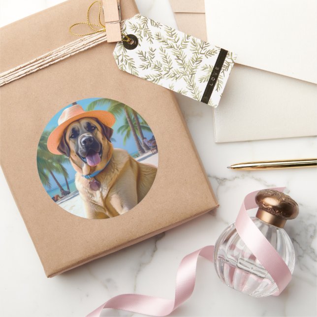 Adesivo Anatólia Shepherd on Beach, presente de verão para (Presentear)