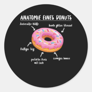 Adesivo Anatomia De Uma Rosquinha Suave E Deliciosa Rosqui