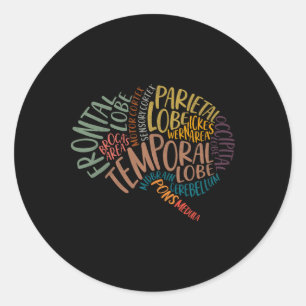 Adesivo Anatomia Do Dia Da Mãe Da Enfermeira Cérebro Anato