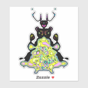 Adesivo Anatomia secreta de um hamster espacial v1