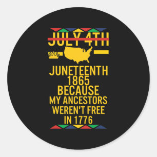 Adesivo Ancestrais do Décimo Junto Grátis 1776 julho 4 Pre