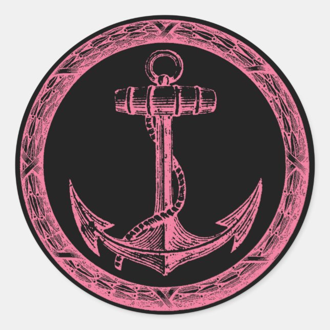 Adesivo Anchor e Wreath (Frente)