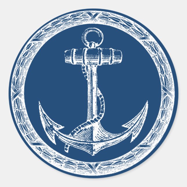 Adesivo Anchor e Wreath (Frente)