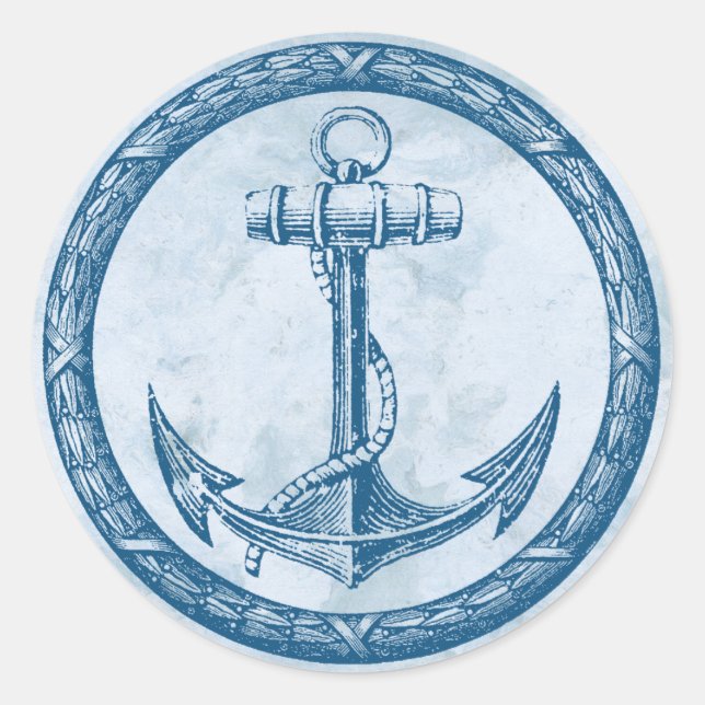 Adesivo Anchor e Wreath (Frente)
