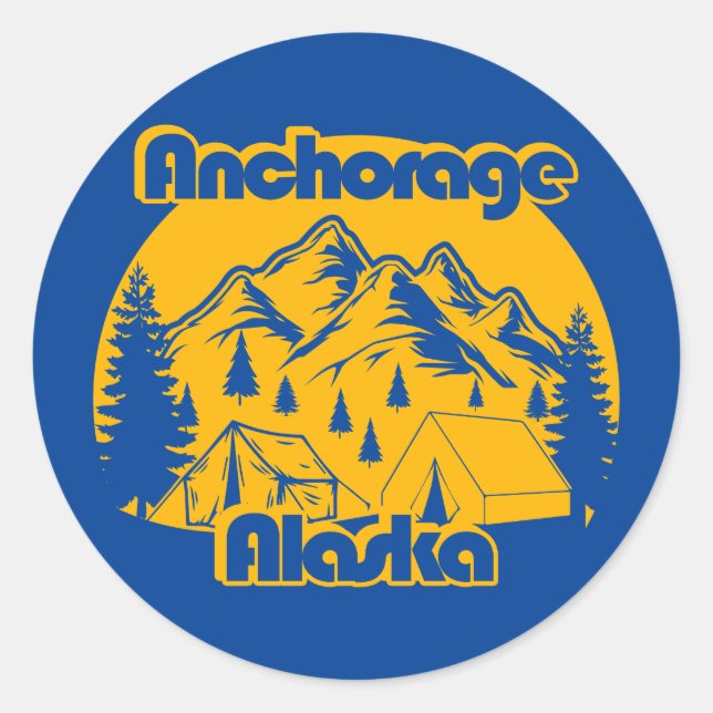 Adesivo Anchorage Alaska (Frente)