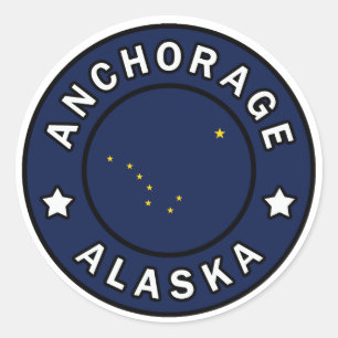 Adesivo Anchorage Alaska