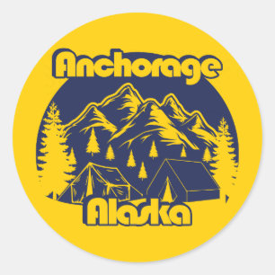 Adesivo Anchorage Alaska