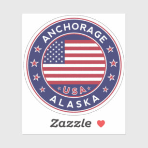 Adesivo Anchorage, Alaska sticker