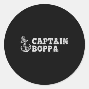 Adesivo Âncora de Barco Vintage Navegação Barco Capitão Bo