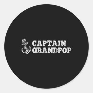 Adesivo Âncora de Barco Vintage Navegação Barco Capitão Vo