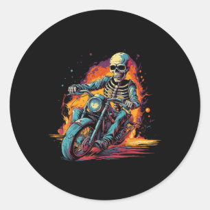 Adesivo Andando na Motocicleta Figurume Biker