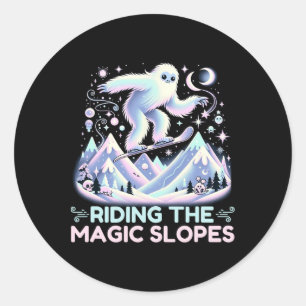 Adesivo Andando Pela Magia Snowboard Yeti Alpc