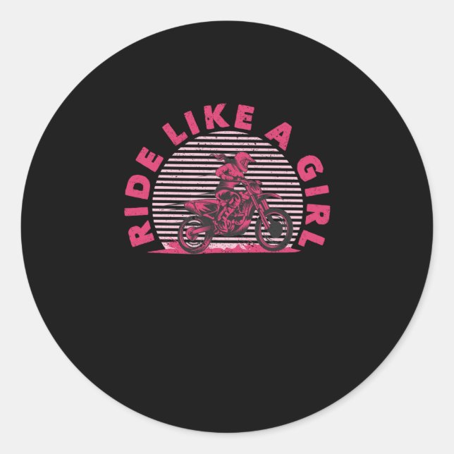 Adesivo Andar Como Um Enduro Motocross De Camisa (Frente)