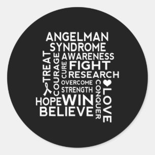 Adesivo Andar de Consciência da Síndrome de Angelman