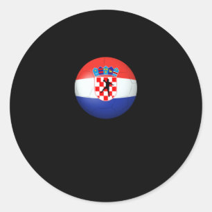Adesivo Andebol - Camisa de Torneio de Bandeira da Croáci