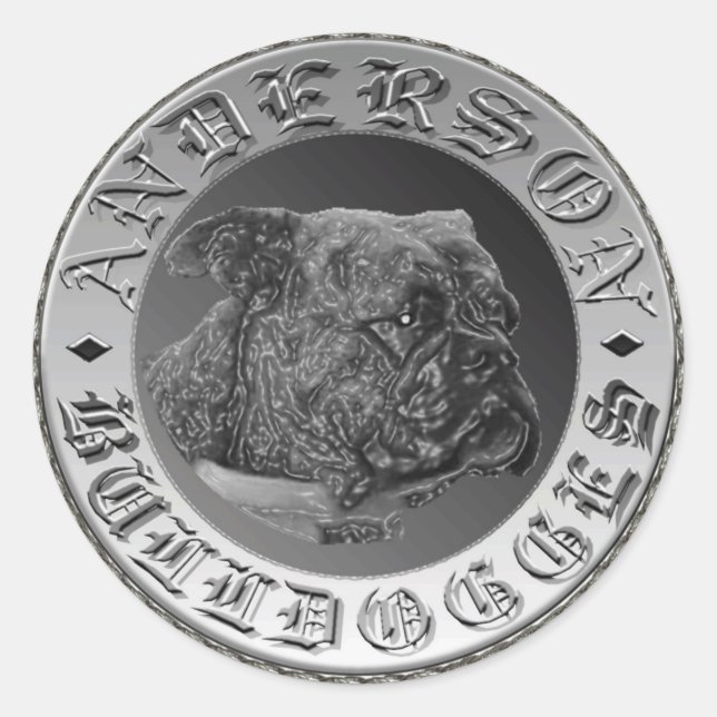 Adesivo Anderson Bulldogges Sticker/Decal (Frente)