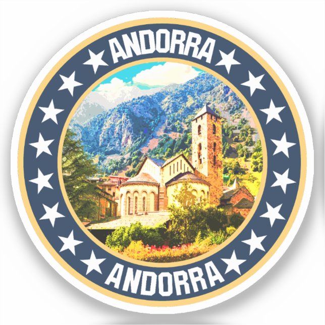Adesivo Andorra (Frente)