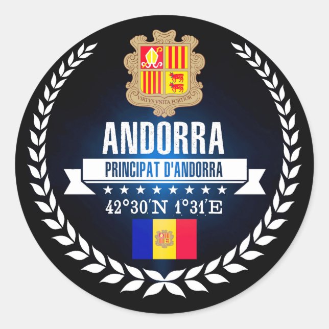 Adesivo Andorra (Frente)