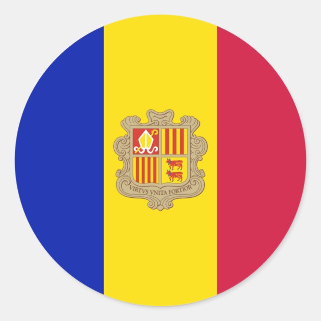 Adesivo Andorra Flag (Frente)