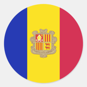 Adesivo Andorra Flag, Bandeira de Andorra