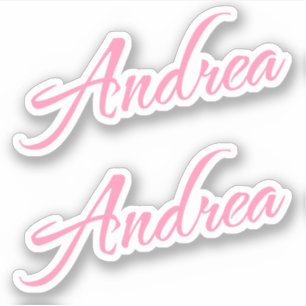 Adesivo Andrea Decorative Name (Nome decorativo Andrea) no