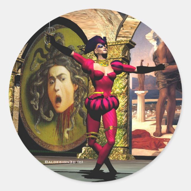 Adesivo ANDROID BALÉ, Ficção científica (Frente)