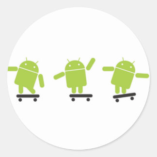 Adesivo Android do Skateboard