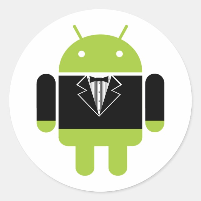 Adesivo Android Tux (Frente)