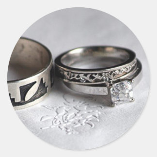 Adesivo Anéis de Casamento