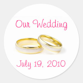 Adesivo Anéis de Casamento