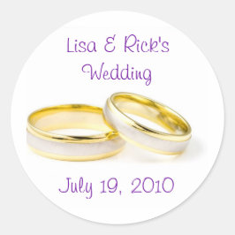 Adesivo Anéis de Casamento