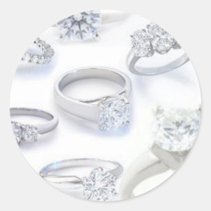 Adesivo Aneis de diamante
